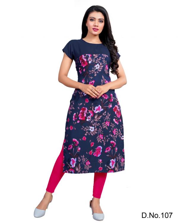 Regular Were Kurti Vol 3 Crepe Designer Digital Print Kurti collection